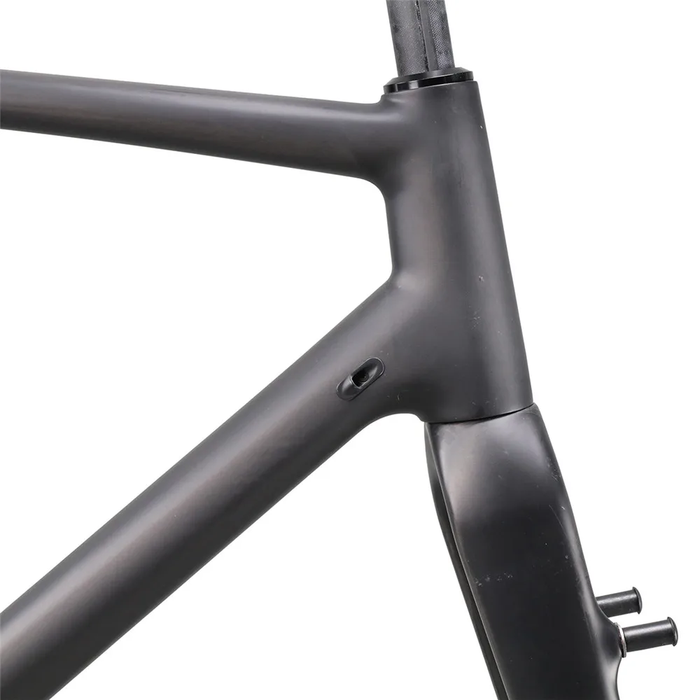 Flash Deal ICAN Big discount carbon T700 cyclocross frame v-brake type UD matt or glossy all available with BSA/BB86 Di2 compatible 1