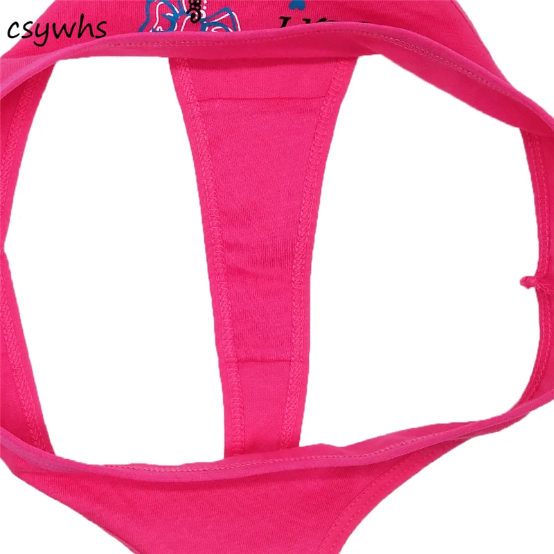 CSYWHS 6 шт. M L XL женские хлопковые стринги сексуальные трусики для девочек с