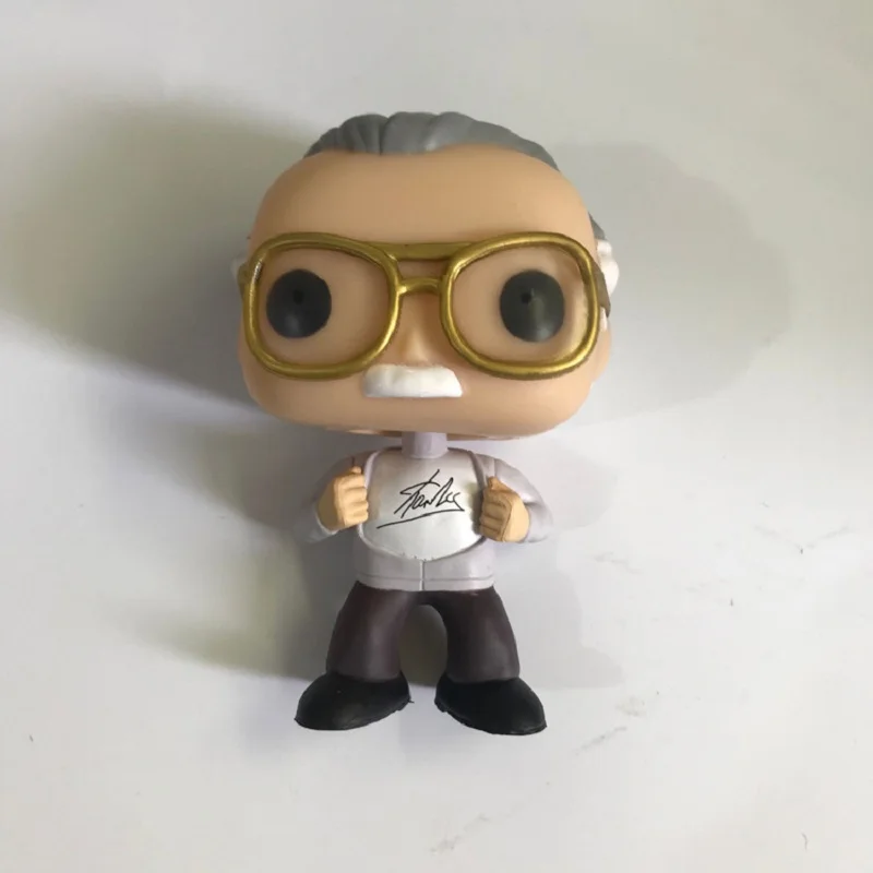 

POPPEN Marvel Movie Cartoon StanLee & QUAKE Action Figures Brinquedos Collection Model Toys for Children Christmas Gift