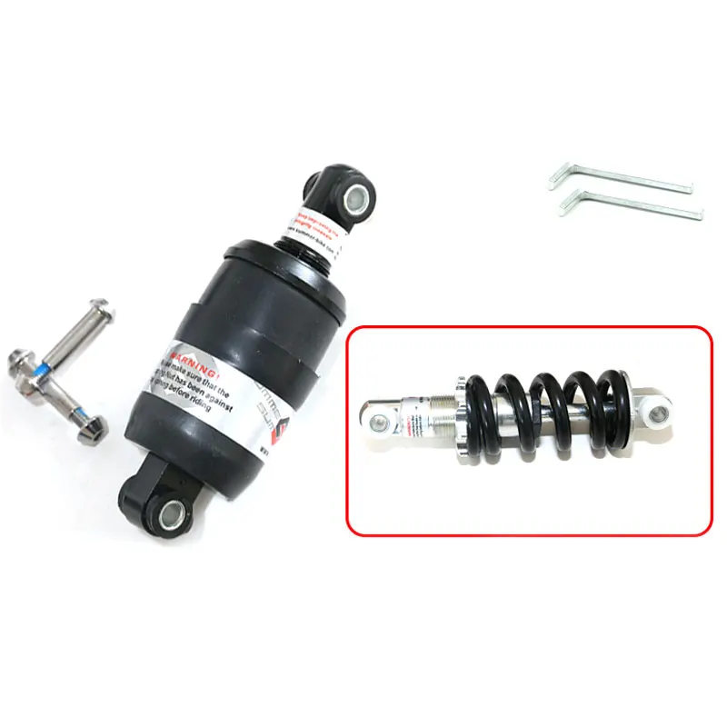1000LBS/IN*100/125/135/150MM Bicycle Rear Shocks Absorber Mountain Bike Folding Bike Electric Shock Absorber BZR001