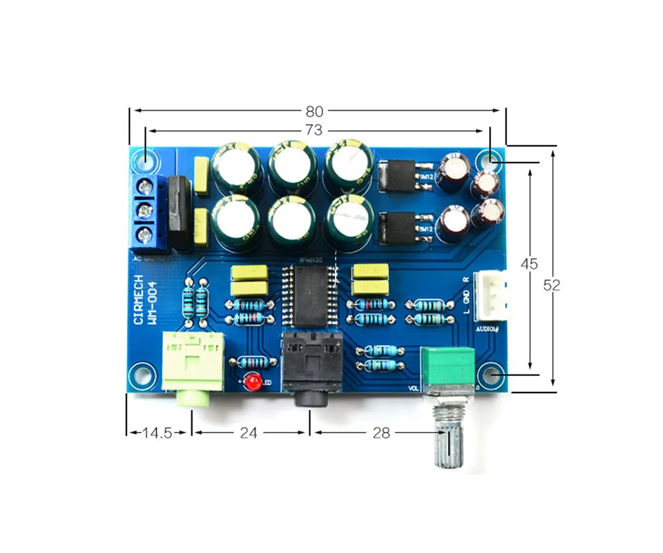 TPA6120 Headphone Amplifier Board HIFI TPA6120A2 Enthusiast Headphones AMP Amplificador Zero Noise Diy kit Finished board