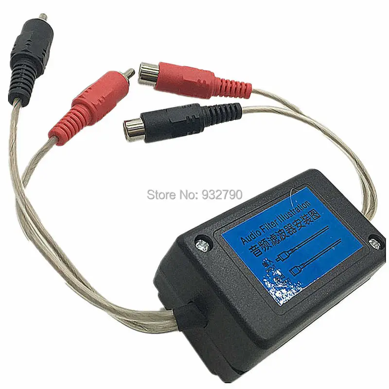 3.5mm Audio Jacks Car Auto Amplifier Audio Noise Filter