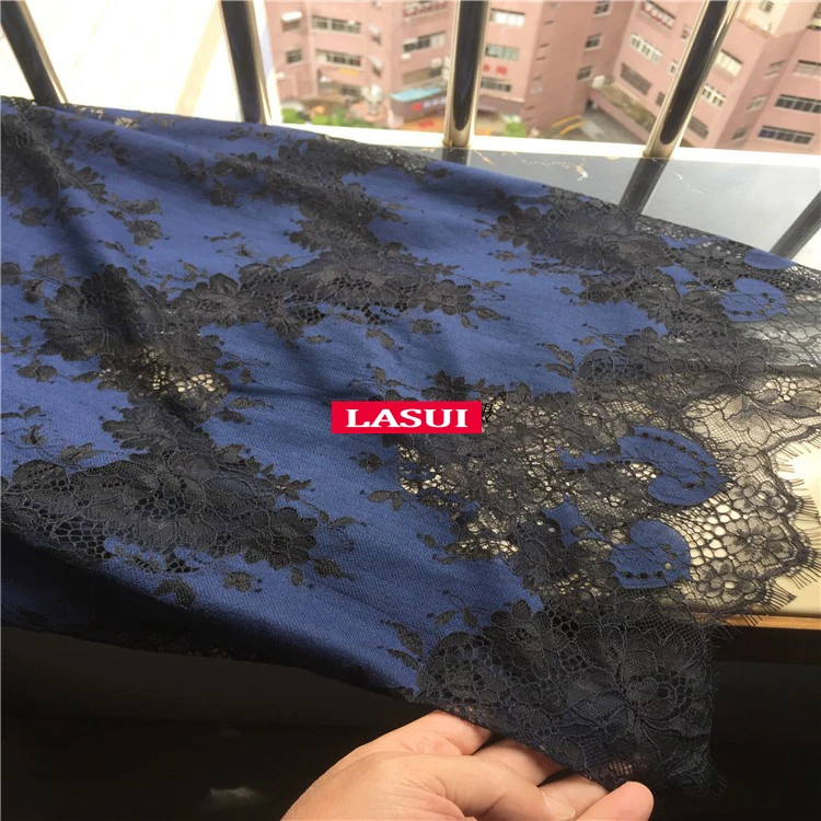 Lasui 1,5 м = 1 шт. высокого качества 23 цвет two-tone красивые ресницы кружевной ткани DIY платье рубашка ткань мягкая кожи C0157