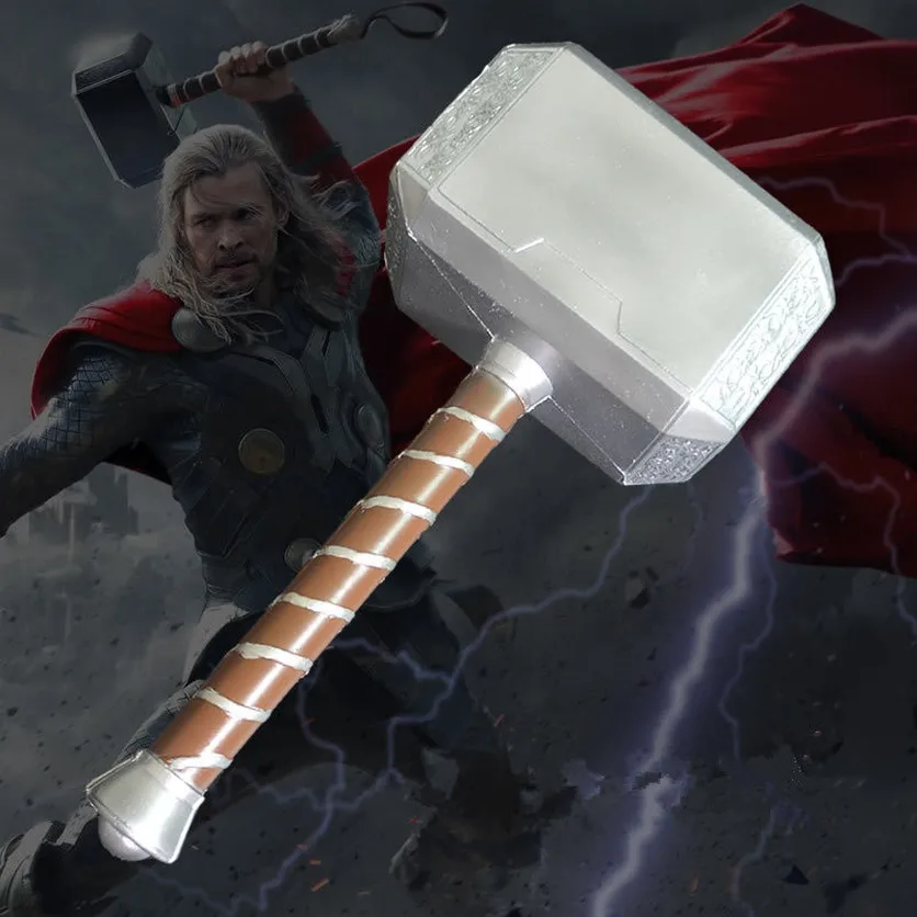 

2019 Avengers 4 Thor Quake 1:1 Weapon Model Cosplay Prop Toy Plastic PU Home Art Decoration Halloween Party Movie Adult Boys