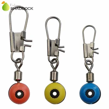 

100pcs Fishing Line Sinker Slides Big Plastic Head Space Beans Fishing Weight Slip Clips Fishing Swivels Connector Accessories