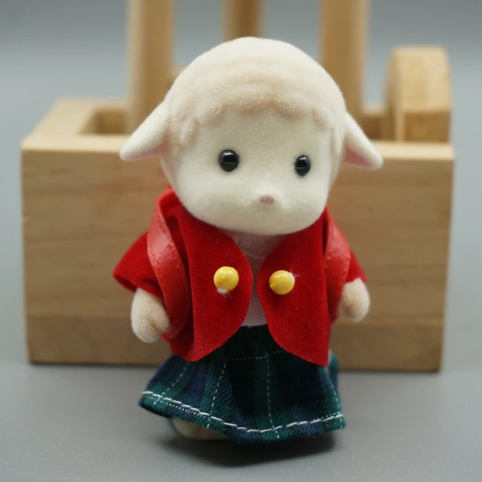 

sheep sister dressing uniforms mini size Sylvanian Family Figures Anime Cartoon figures dolls, Toys Child Toys gift