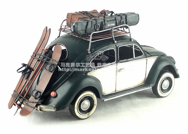 Хит, классический двигатель, Ретро стиль, Volkswagen Beetle, модель автомобиля 1938, креативная мини железная модель, лучший подарок, украшение для дома, бара