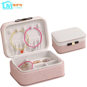 

LIYIMENG Jewelry Casket Organizer Comestic Box Exquisite Makeup Case Cosmetics Beauty Storage Container Boxes Birthday Gift