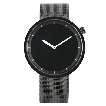 

Minimalist Black Men Women Watch Analog Quartz Shark Mesh Band Wrist Watch Male Female Relogio Feminino Erkek Kol Saati Relojes