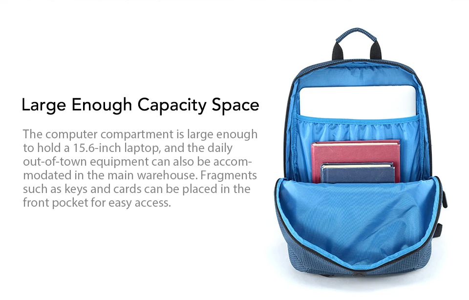 20L Xiaomi Casual Backpack Men Solid Polyester Girls Backpacks Travel Bag Universal Bags College Style 15.6 inch Laptop Bag (6)