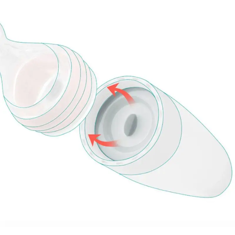 Бутылочка для кормления ложка мягкий силиконовый детский рисовый зерновой соска отжимание дети Gruel фидер
