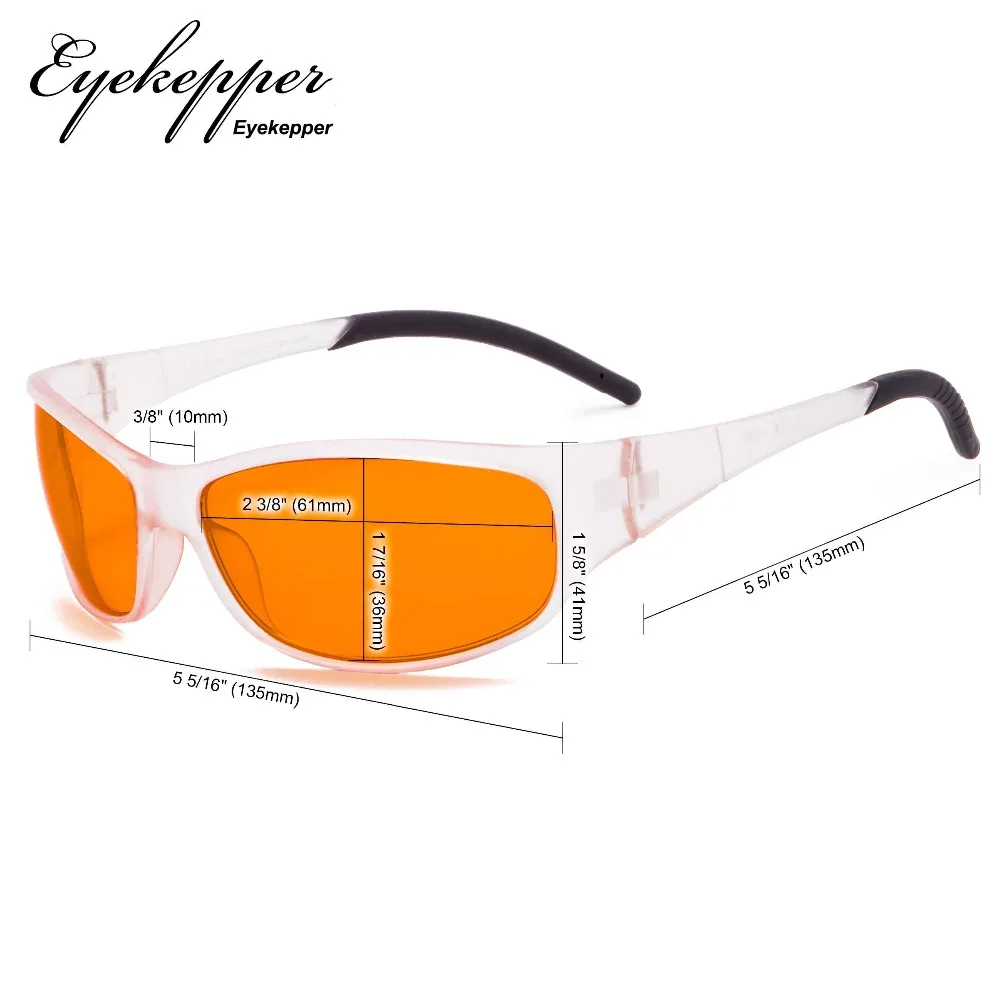 SGS080 Eyekepper синие блокирующие янтарные бифокальные очки для чтения сна ночное