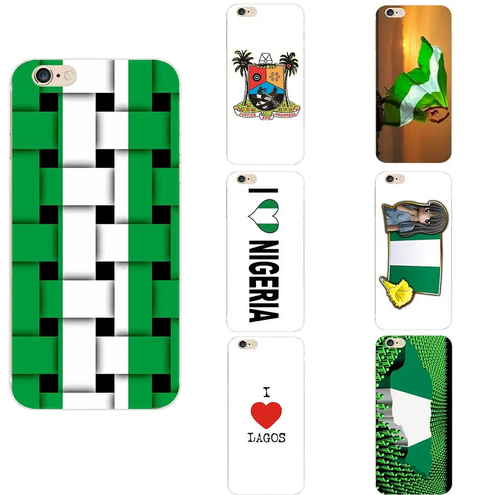 

Nigeria National Flag Antique Theme I Love Nigeria LAGOS Logo TPU Phone Cases For iPhone 6/6s/7/7s/8s/X/XR Can Add Custom Text