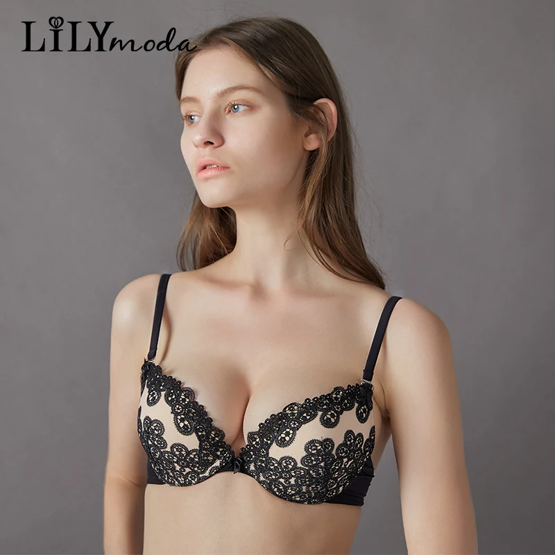 Lilymoda летнее удобное нижнее белье сексуальный бюстгальтер для женщин цветочный с