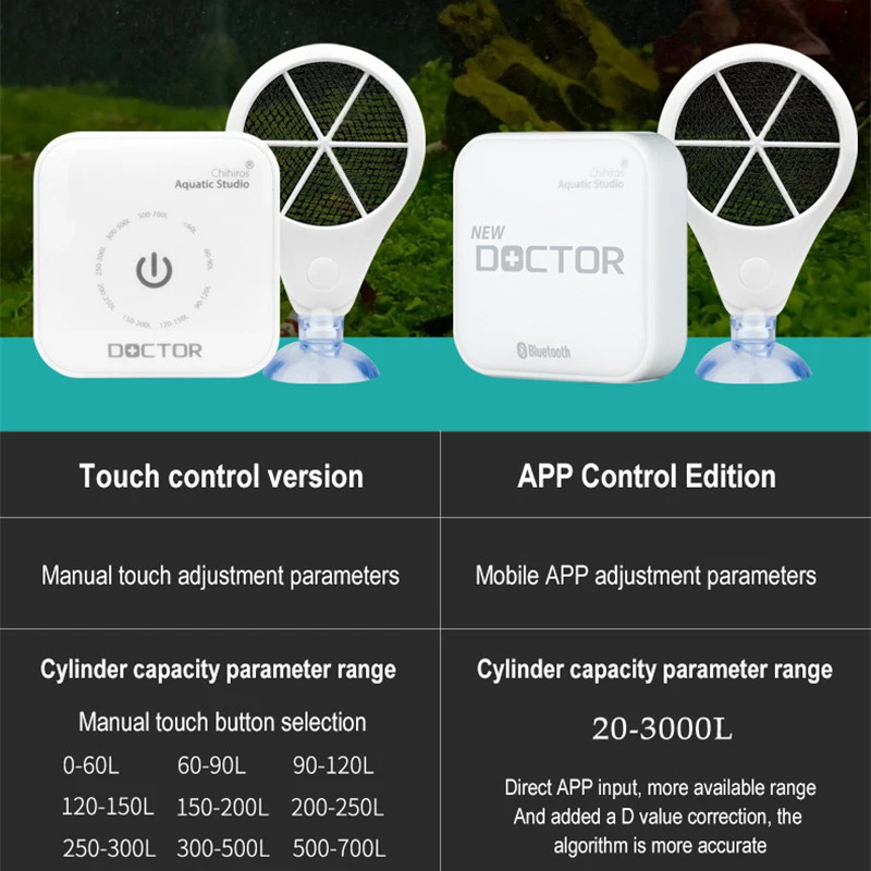 

3rd Generation Chihiros Doctor Algae Remove Device Electronic Inhibit Green Aquarium Fish Tank Cleaning Tool Touch /APP Control