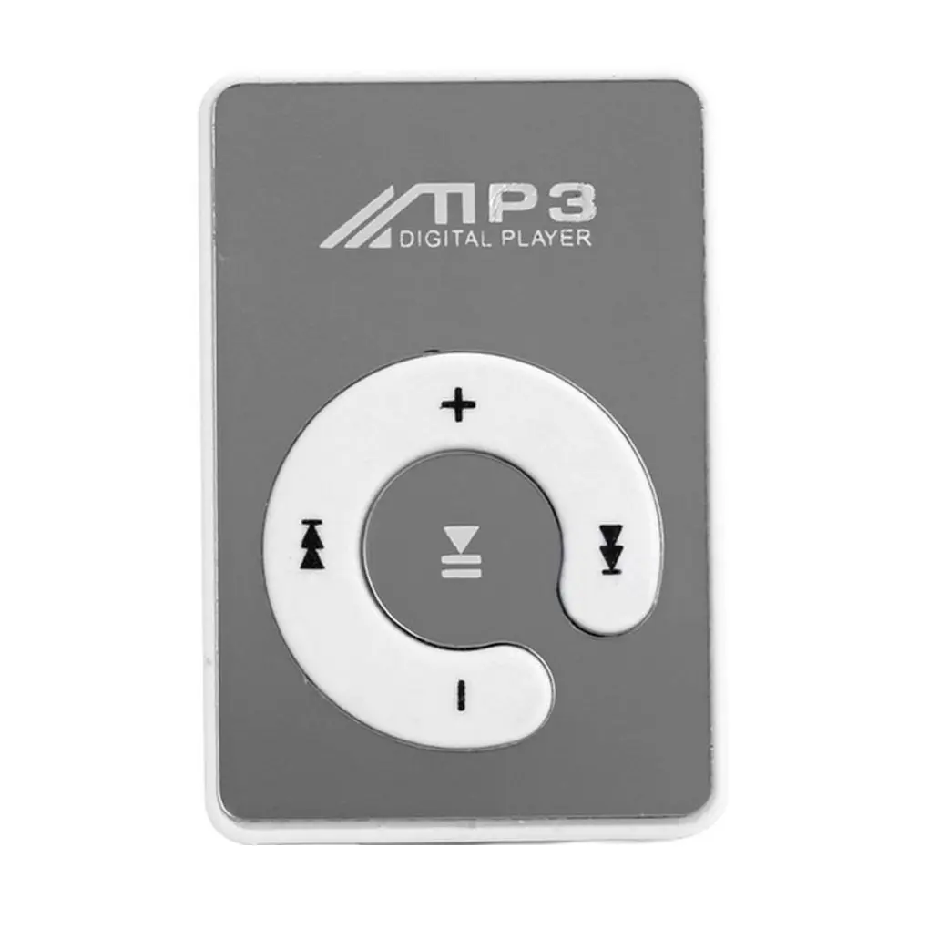 Новый большой рекламный зеркальный портативный mp3 плеер мини спортивный MP3