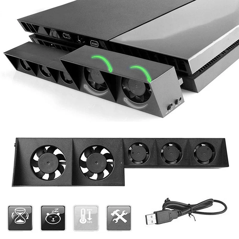 PS4 охлаждающий вентилятор аксессуары для игр Sony PlayStation 4 хост Консоль кулер