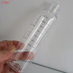 Шелк Printing120ML (110 мл масштаба) /3 унц. масштаба бутылка с окончания ПЭТ флакон жидкого с крышки твист, пустой многоразового 30 шт./лот