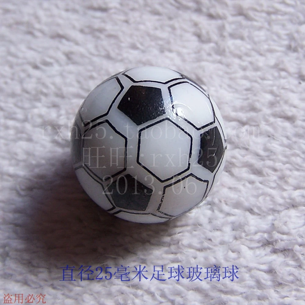 サッカーボール 25mm 10ピース ロット 黒と白のガラスビーズ 小さなサッカー Beads Black Beads Free Shippingbeads Beads Aliexpress