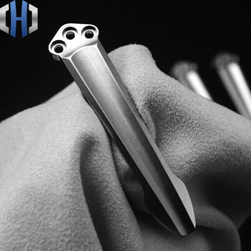 Титановый Задний зажим интегрированный чпу производство 551 Задний зажим CQC титановый сплав держатель инструмента зажим для ножа