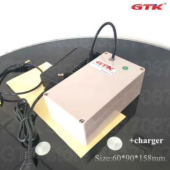 

Lithium 12v 12Ah 15Ah solar street lamp lights Solar Cell DIY for Street Light Waterproof Shell storage case abs + 1A charger