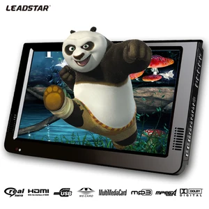 Leadstar 10 дюймов DVBT/DVBT2 и аналоговый/ATSC мини Led HD Портативный Freeview автомобильное Цифровое ТВ все в 1 HDMI в Поддержка USB SD карты - изображение