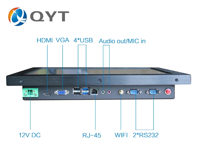 Новое поступление Intel 3337U Indutrial компьютер Touch 15 дюймов linux Все в одном ПК Core i5 с 4 * USB/2 RS232/RJ45/wi fi