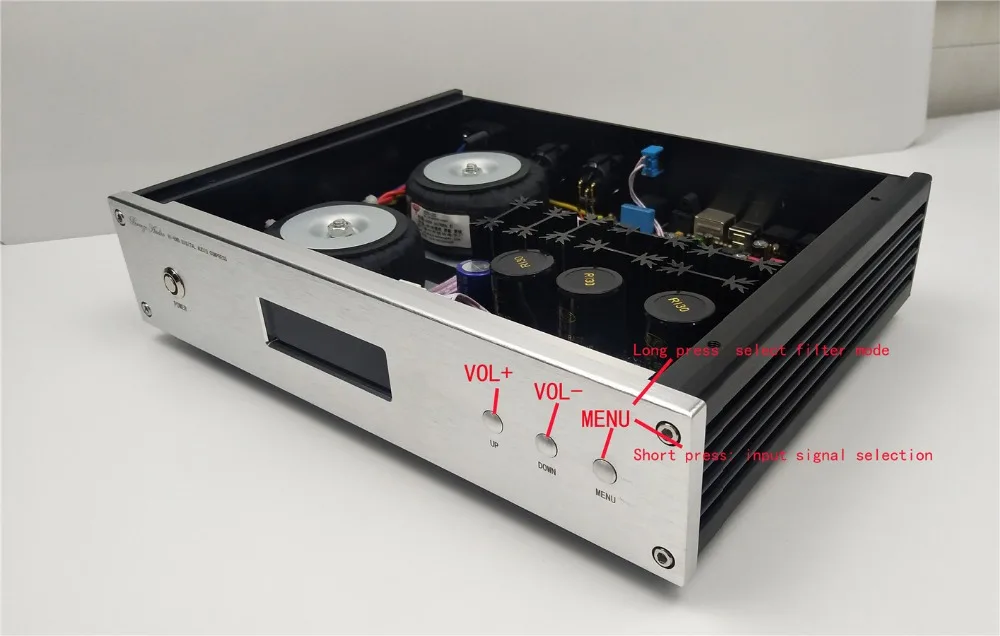 ACCALIA ES9018S готовый HIFI DAC DSD вход: коаксиальный, оптический, USB, IIS ies. Выход: RCA, XLR