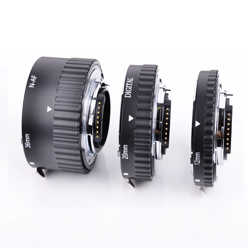 Meike Auto Focus Metal AF Macro Extension Tube Set for Nikon D7100 D7000 D5100 D5300 D3100