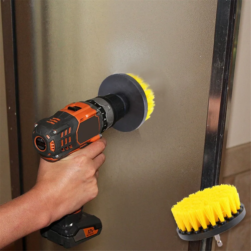 

Power Scrubber Brush With Drill Set for Bathroom Scrubbers Brushes Cleaning Cordless Drill Attachment Kit Power Scrub Brush Tool