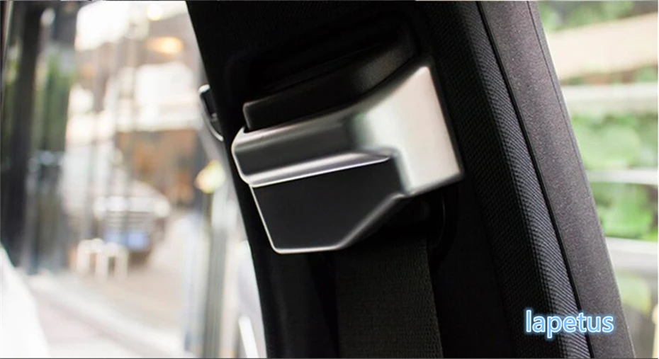 

New Style For Mercedes Benz E-Class E CLASS W213 2016 2017 ABS Seat Safety Belt Pillar Frame Cover Trim 2 Pcs