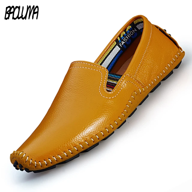 Buy Mens Designer Shoes Real Leather Mens Brand Shoe Spring Summer Breath