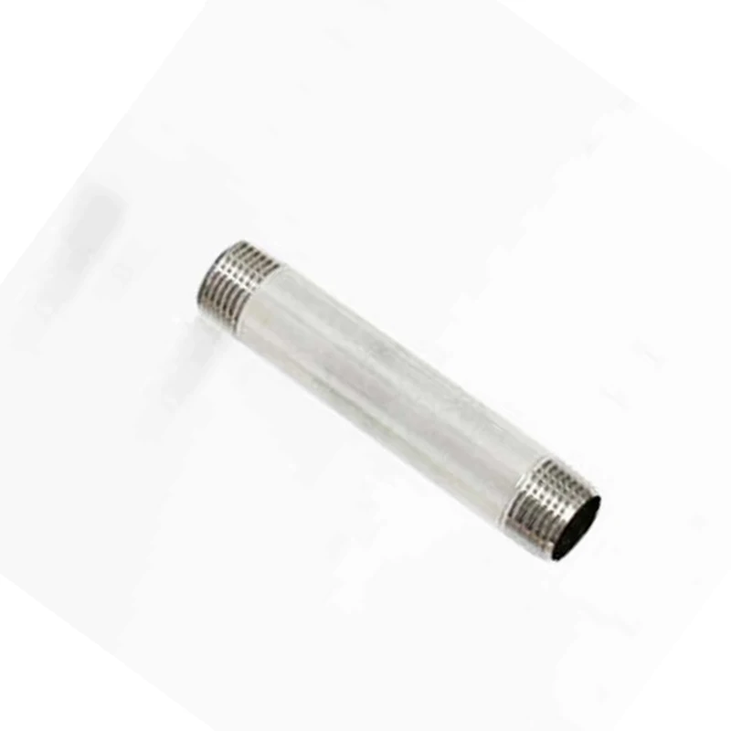 

1/2" BSP Male Thread Long Nipple 304 Stainless Steel Threaded Pipe Fitting Connector For Water Oil Air Length 70mm