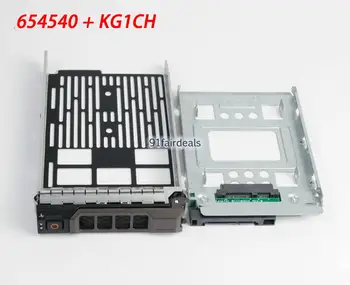 

Heretom NEW 2.5" SSD TO 3.5" SATA Converter 654540-001 + KG1CH 3.5" HDD Tray Caddy Bracket For DELL PowerEdge R530 R230 R730