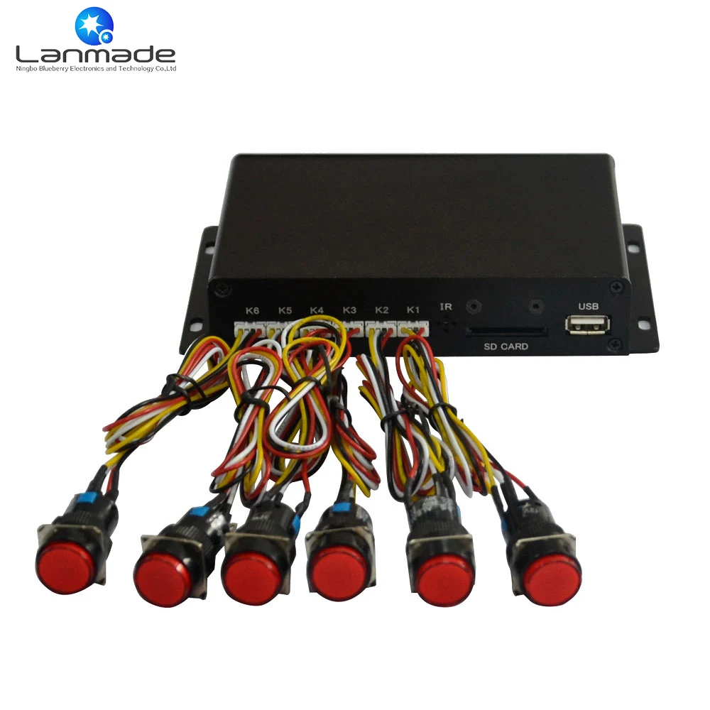 Lanmade Full HD Push Button Optical & HDMI output RS232 Control video