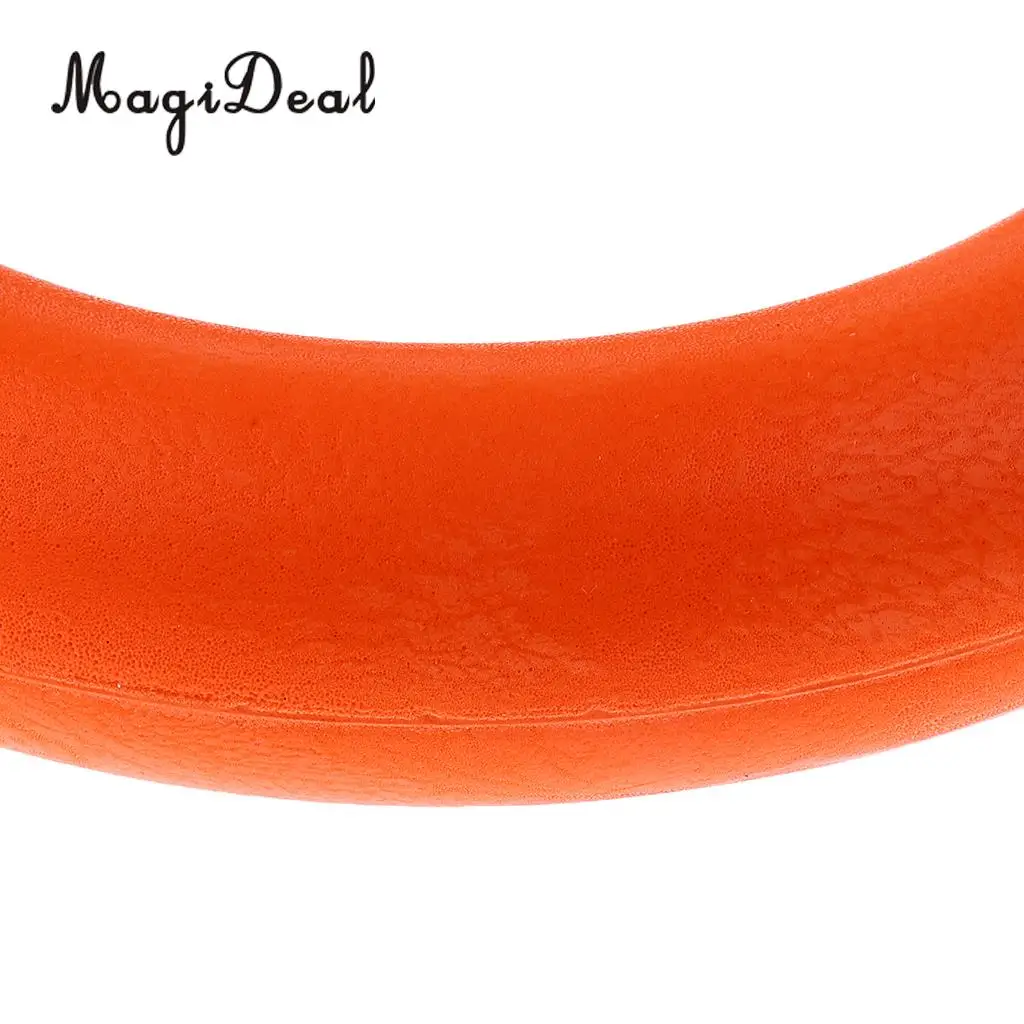 MagiDeal Rubber Round Floating Ring Float Buoy for Water Sports Sailing Boating Swimming Life Saving Rope Cord