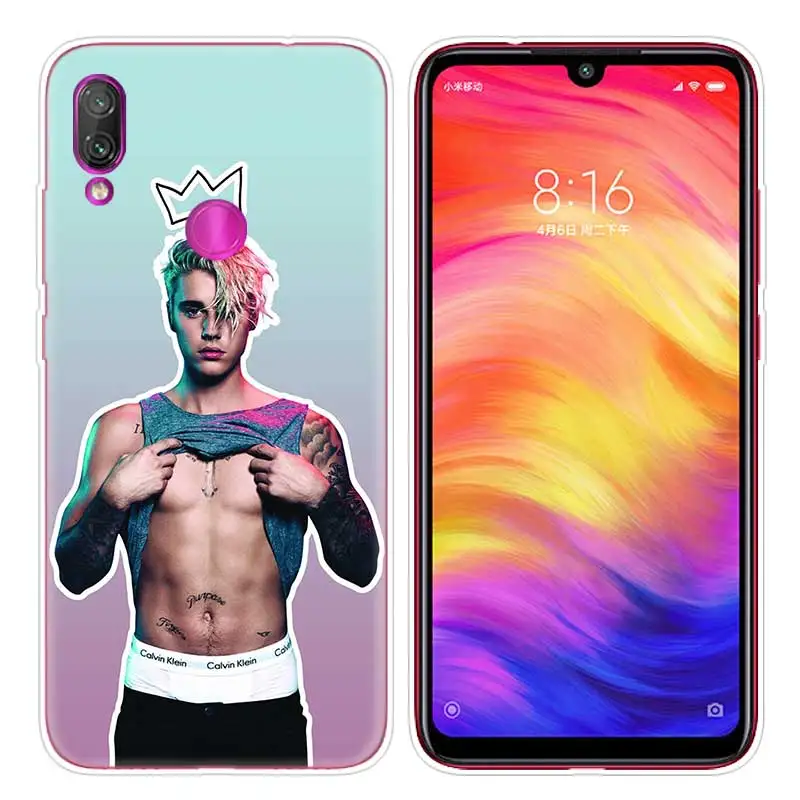 Silicone Case for Xiaomi Redmi Note 7 6 5 Plus Mi A2 8 Lite Pro Prime Play Phone Cases Cover Justin Bieber daddy
