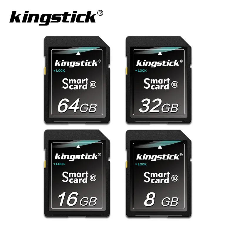 Оригинальная SD карта kingstick 64 Гб 128 ГБ флеш памяти 32 16 8 реальная емкость для