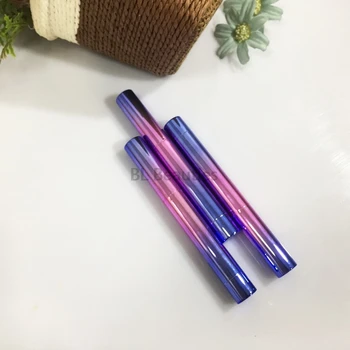 

100Pcs 9mm Oblique Lipstick Tube Gradient Thin Empty DIY Lip Balm Containers Makeup Refillable Bottles