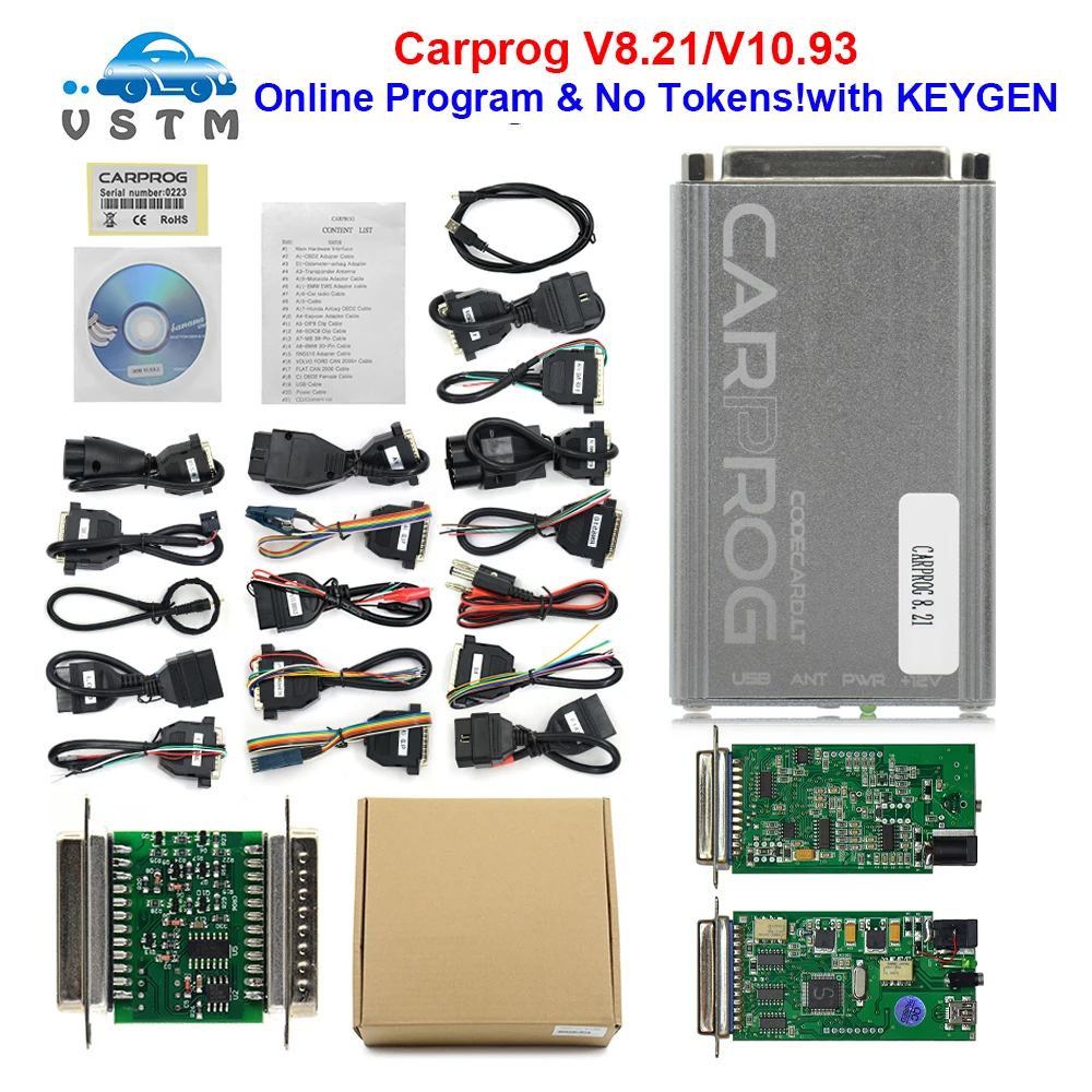 

Carprog with keygen CarProg V10.93 10.05 ECU Chip Tunning Car Repair Tool Carprog V8.21 Online Car prog (With 21 Items Adapters