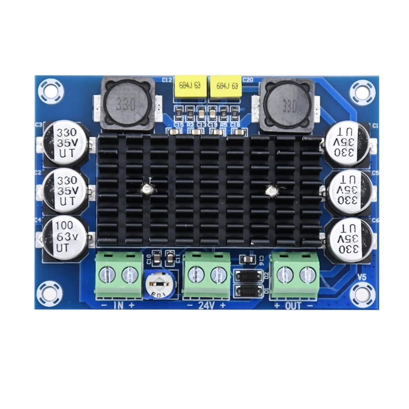 

TPA3116 Digital Amplifier Board TPA3116d2 Power Audio Amplifiers Module Mono DC12-24V Sound Amplificador For Family Speaker DIY