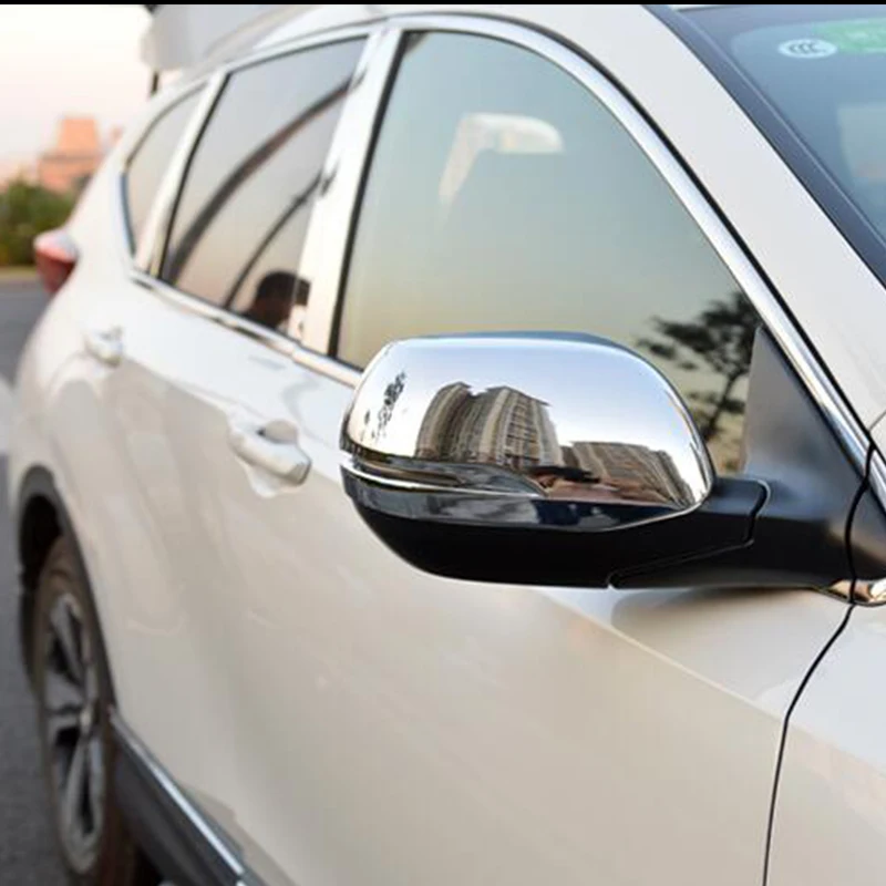 2x Chrome Side Rear view Mirror Cover Moulding Trim For Honda CR-V CRV 2012-2021