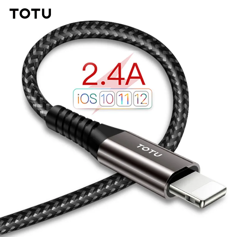 Totu Charger Cables For Iphone X Xs Max 6 6s 7 8 Plus Usb Charging Cord