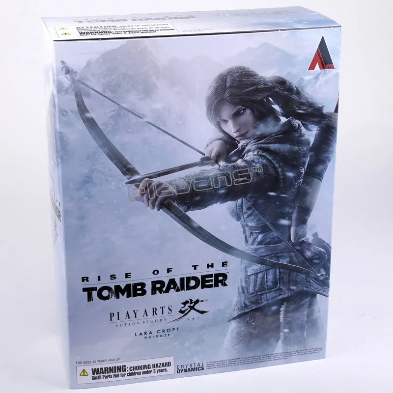 Play Arts Kai Rise of the Tomb Raider: Lara Croft ПВХ фигурка коллекционная игрушка 27 см