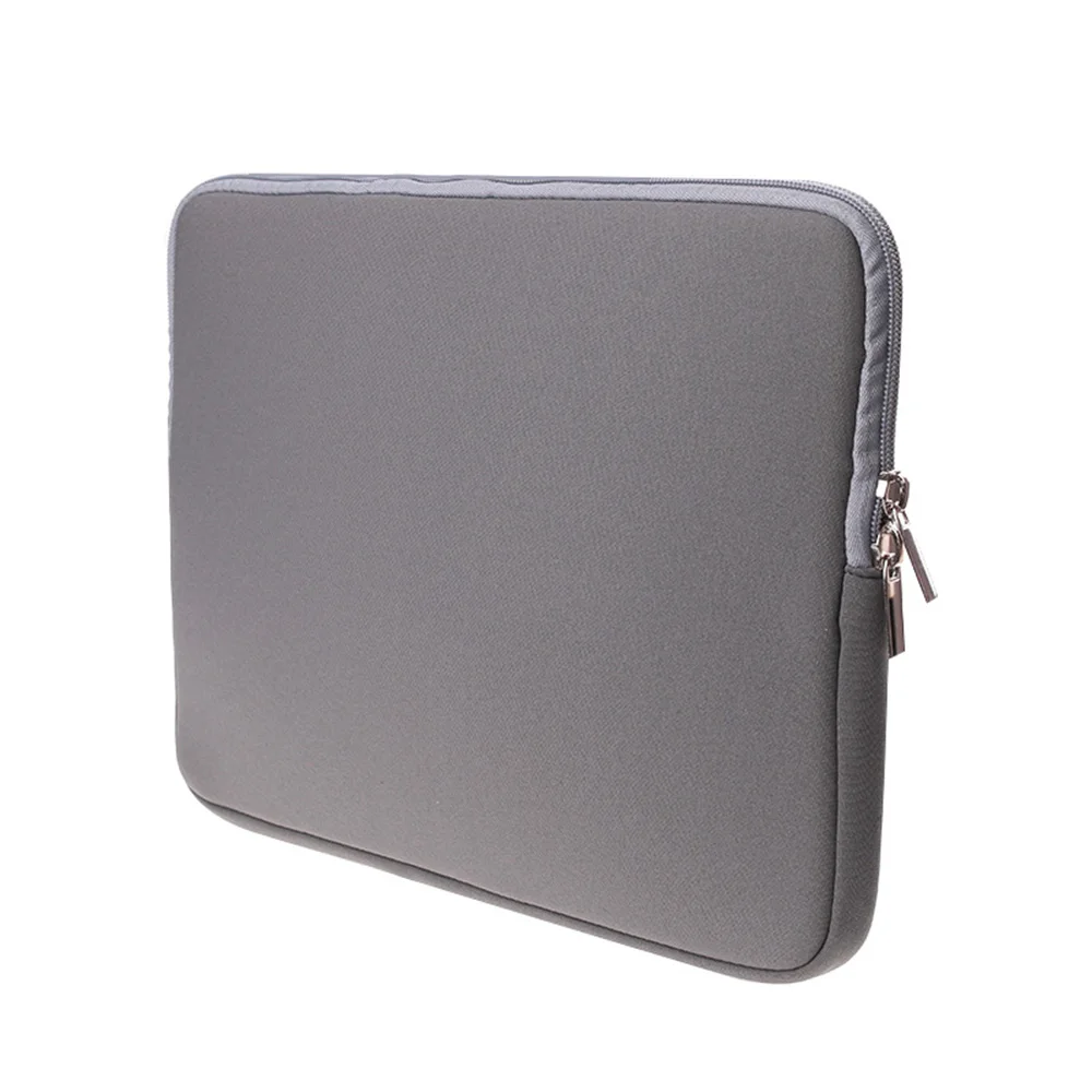 Для ноутбука, неопрен Чехол для женщин и мужчин рукав компьютерный карман 12," 13,6" 14," 15,6" для Macbook Pro Air retina Carry 14 дюймов - Цвет: Темно-серый