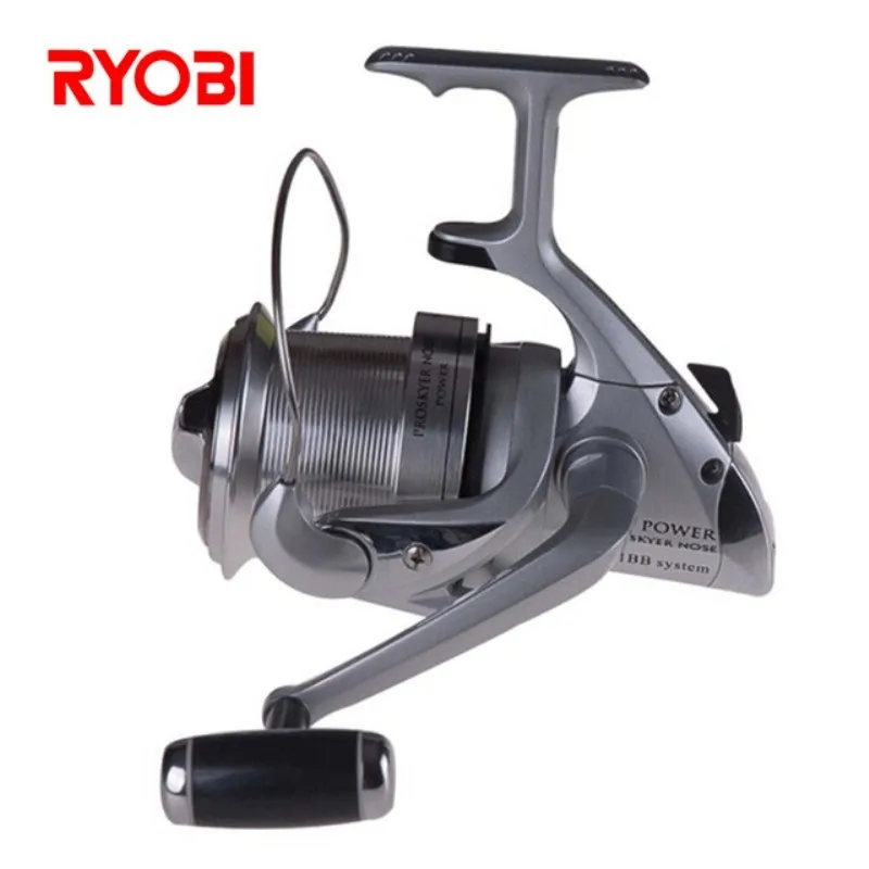 

RYOBI Spinning Fishing Reel 3.9:1/4+1BB Silvery Aluminum Spool Full Metal Body Fishing Reels Moulinet De Peche Carp reel Coil