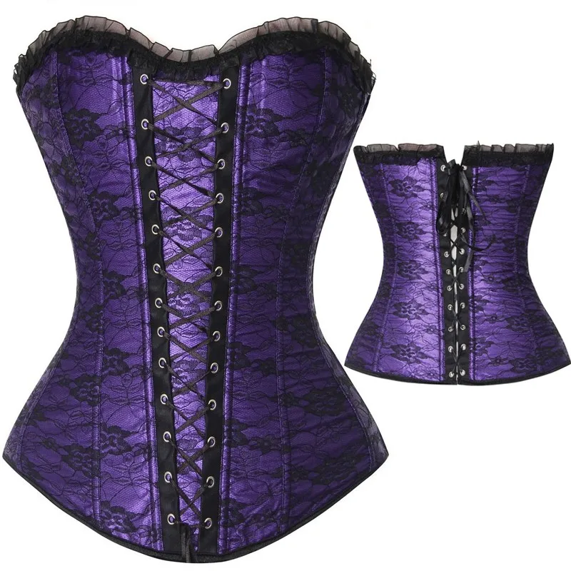 Drag Queen Lace Up Floral Corset (Various Options) - Queerks™