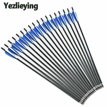 12/24 шт. 22 дюймов OD 8,8 мм Высокое качество Алюминий стрелка со сменными стрелам составной лук Охота Стрельба спорта на открытом воздухе