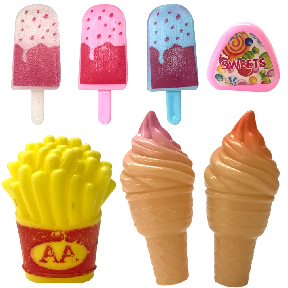 barbie doll ice cream set
