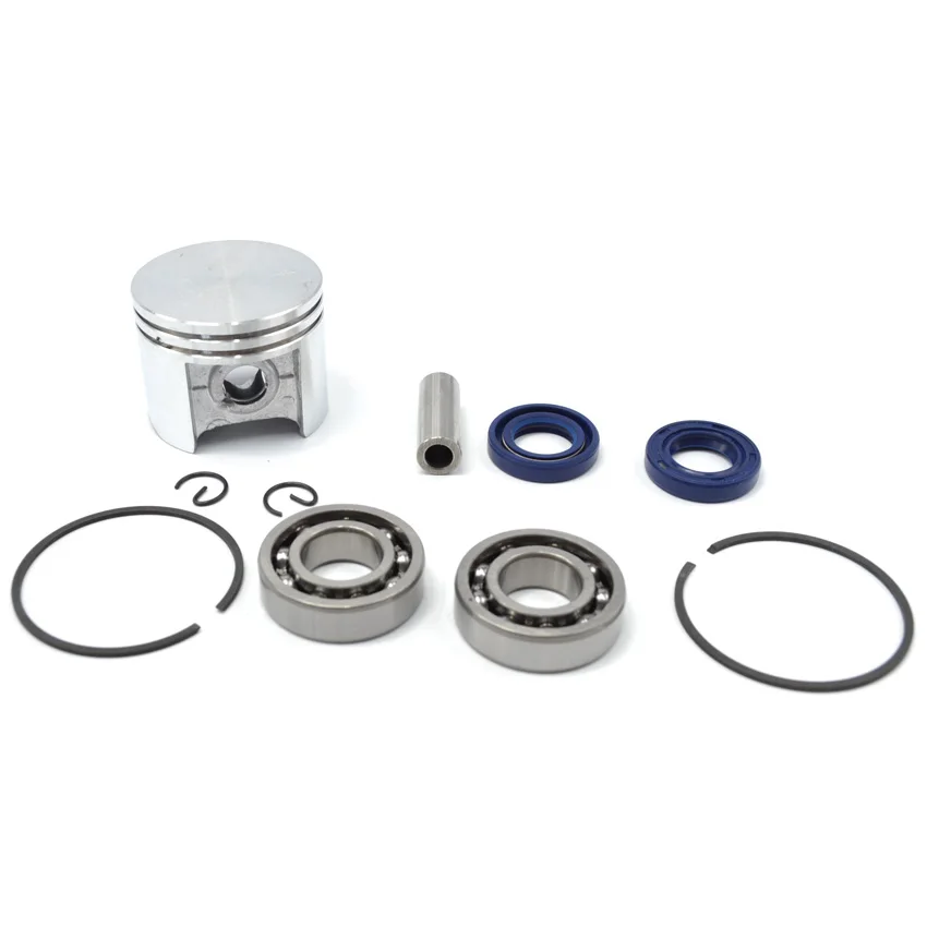 Chainsaw Piston Set 42.5mm with Rings Oil Seal Bearing Kit fit Stihl